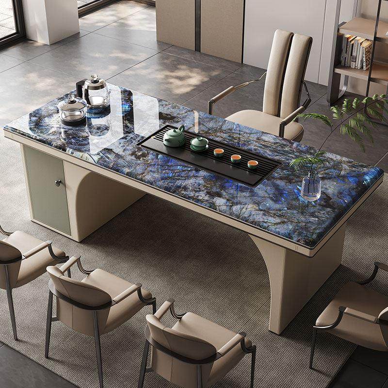 茶桌 超晶石轻奢办公茶台 家用喝茶桌现代简约高端岩板茶桌椅组合,住宅家具,家用茶台/茶桌,淘宝优惠券,粉丝福利购,淘宝优惠卷