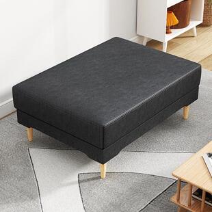 正方形沙发榻贵妃位沙发延长凳可躺单人床脚踏单个长条拼接床加宽