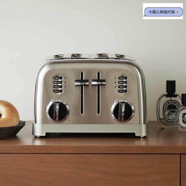 韩国直邮烤面包机吐司机早餐机4孔面包机吐司机