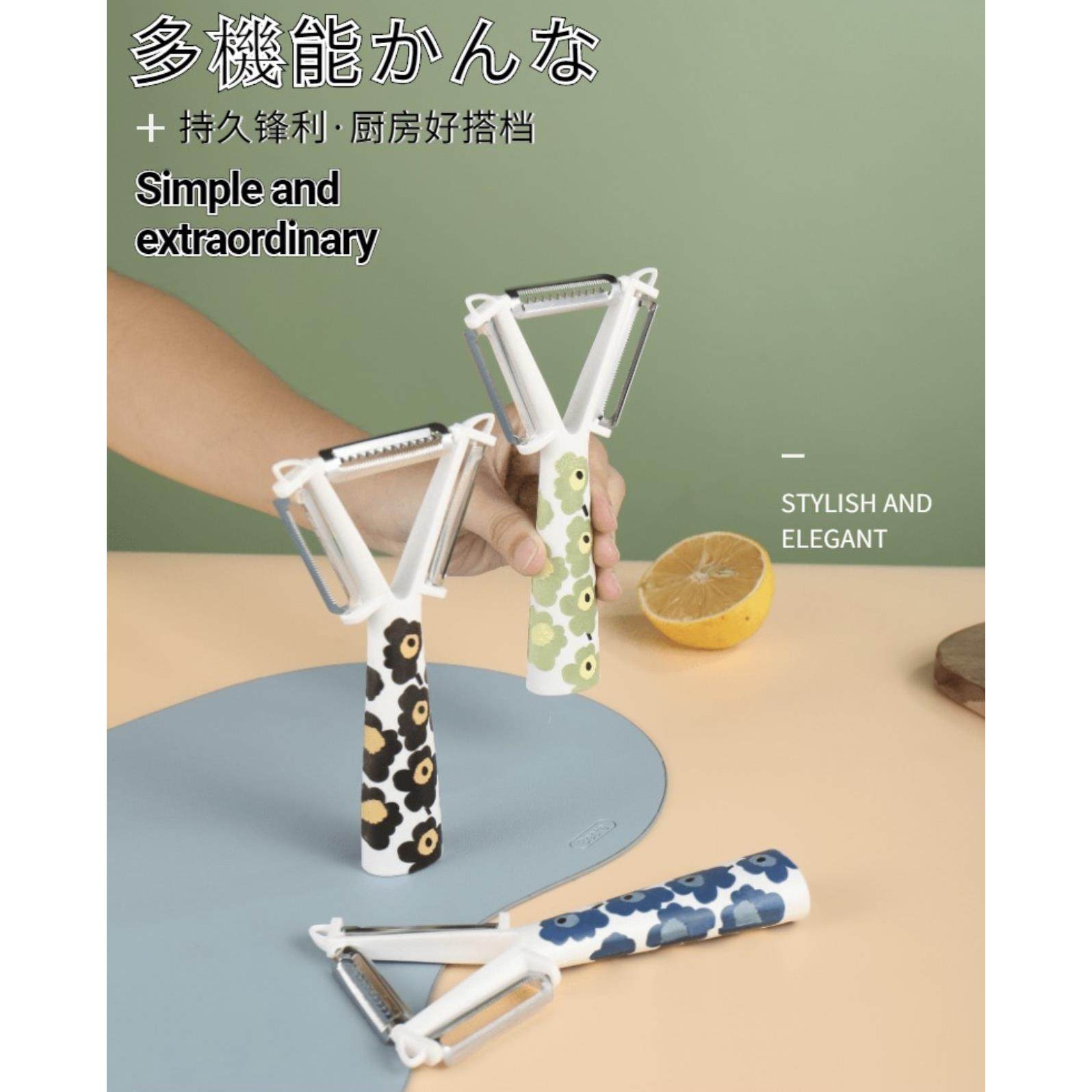 韩国立式削皮器三合一刨刀家用土豆刮皮器水果刨刀刨丝器包邮