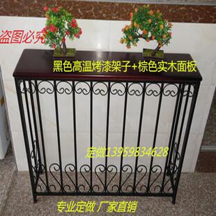 欧式铁艺暖气片置物架装饰遮挡罩柜子墙边窄桌暖气片罩定制
