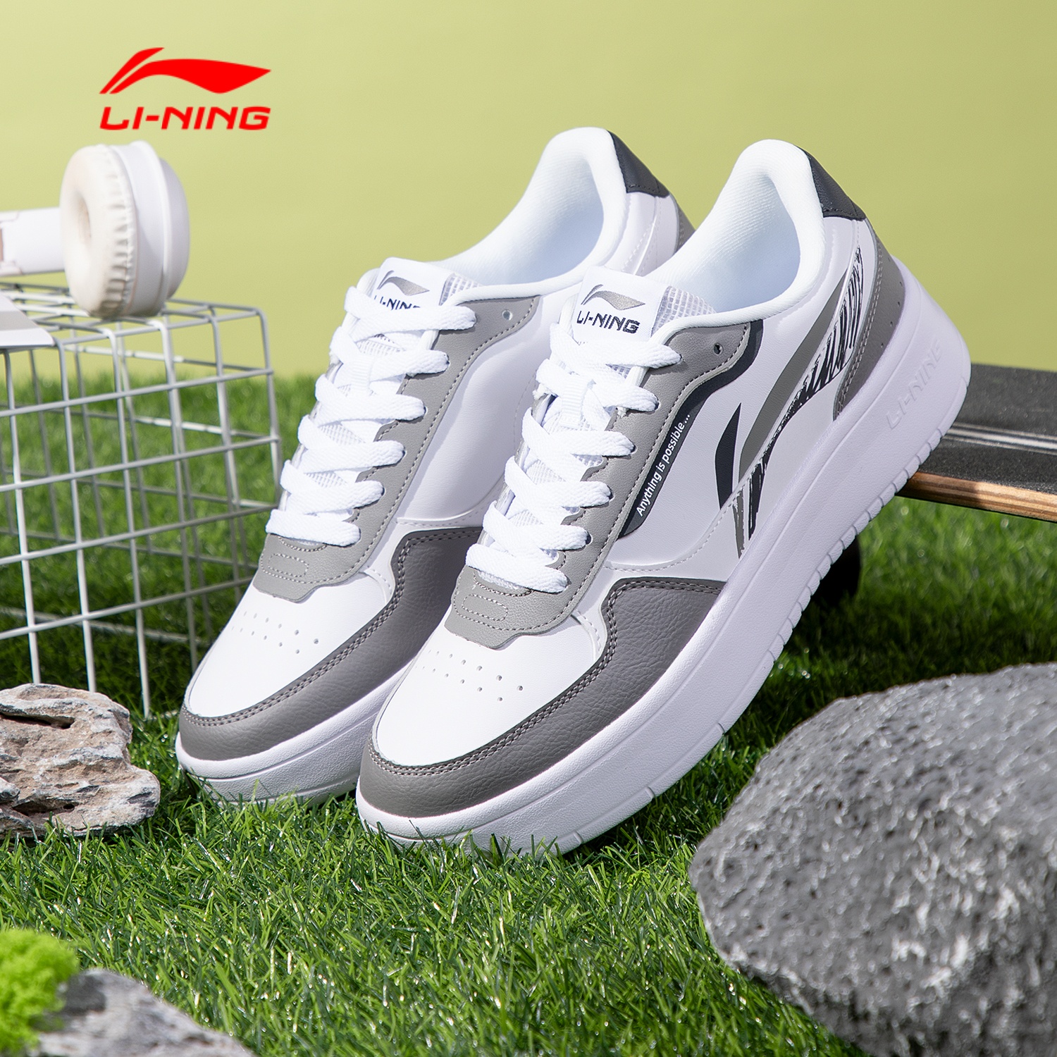 李宁休闲鞋男鞋都达2025新款
