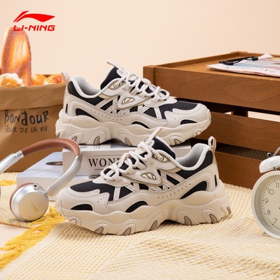 李宁猫爪LITE3老爹鞋女士休闲鞋