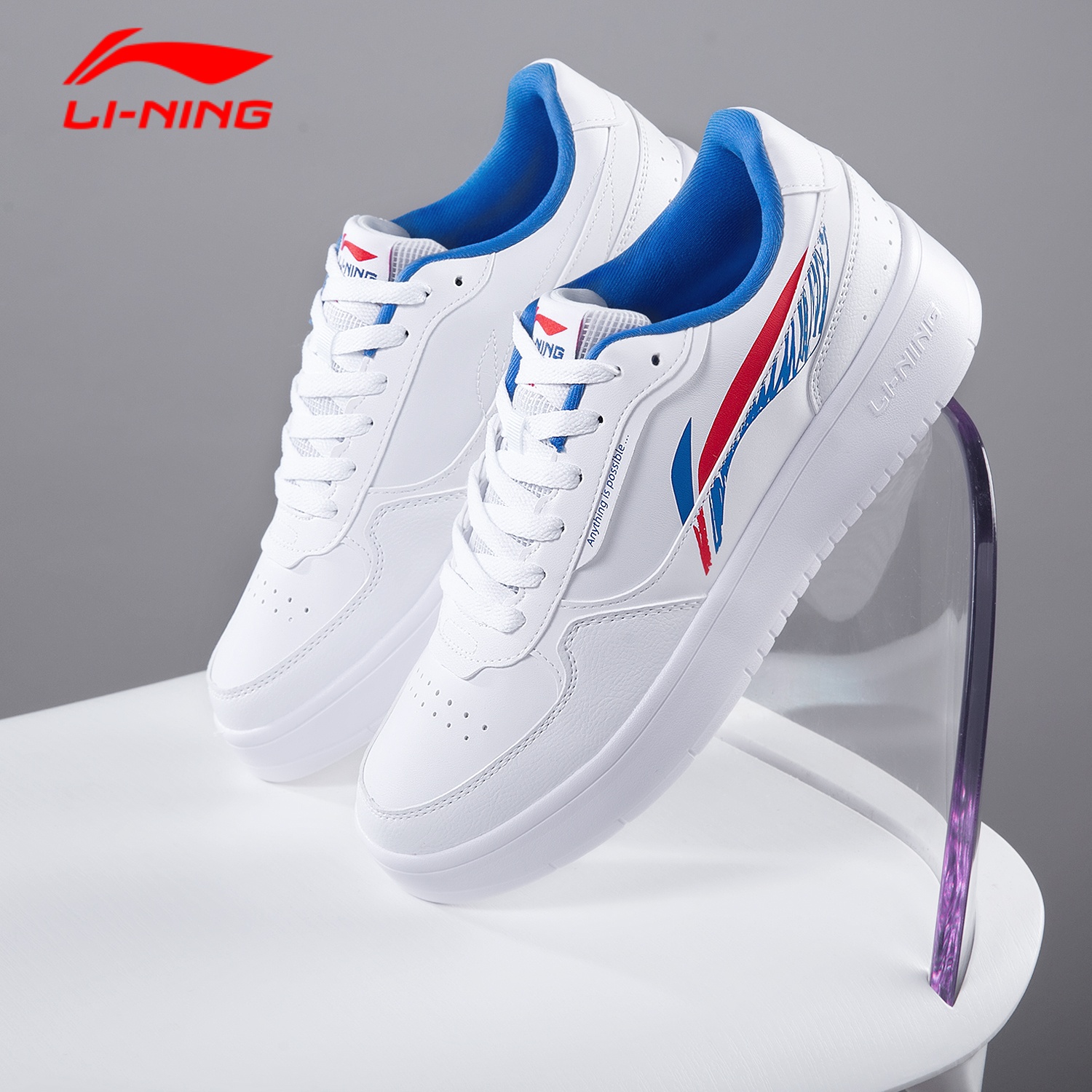 李宁都达板鞋男鞋2025新款