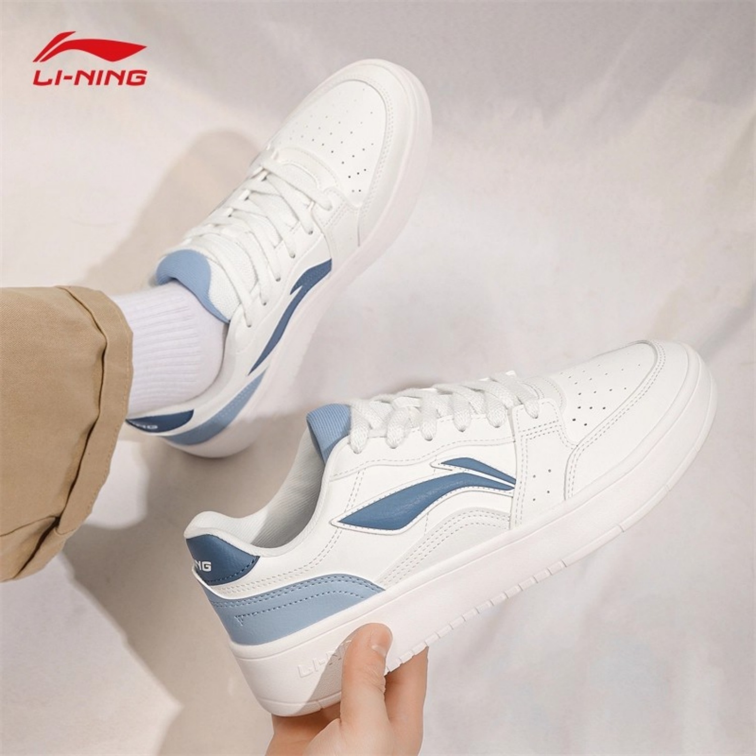 李宁2025新款经典低帮板鞋