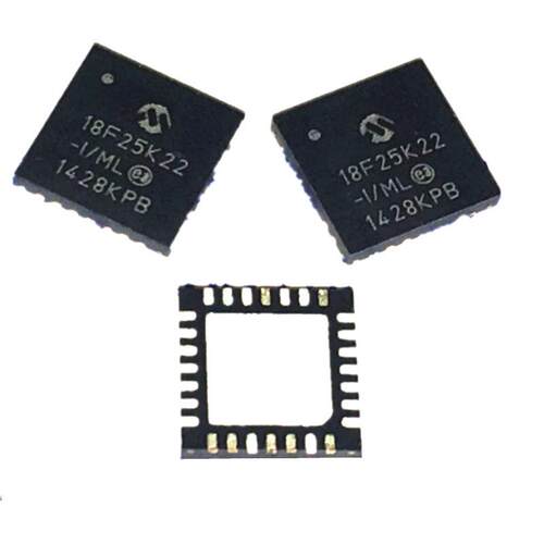 PIC18F25K22-I/ML QFN28 8位微控片机  全新