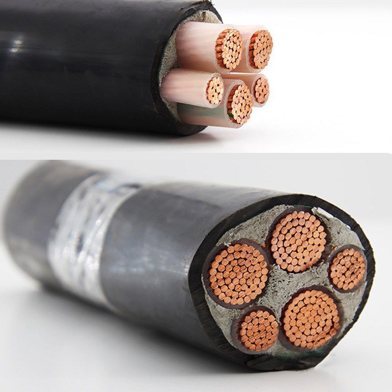 定制国标铜芯电缆4+1芯70平方低压无氧精铜电力电缆厂家直销