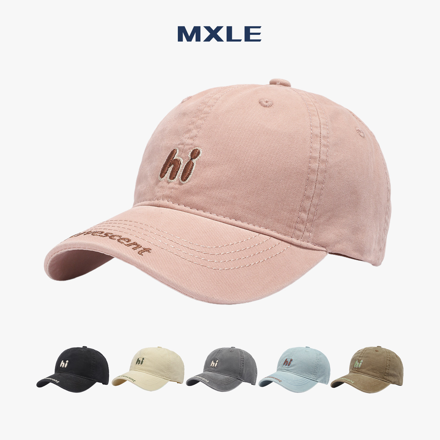 儿童棒球帽男童韩版字母刺绣春秋户外休闲百搭学院遮阳女童鸭舌帽