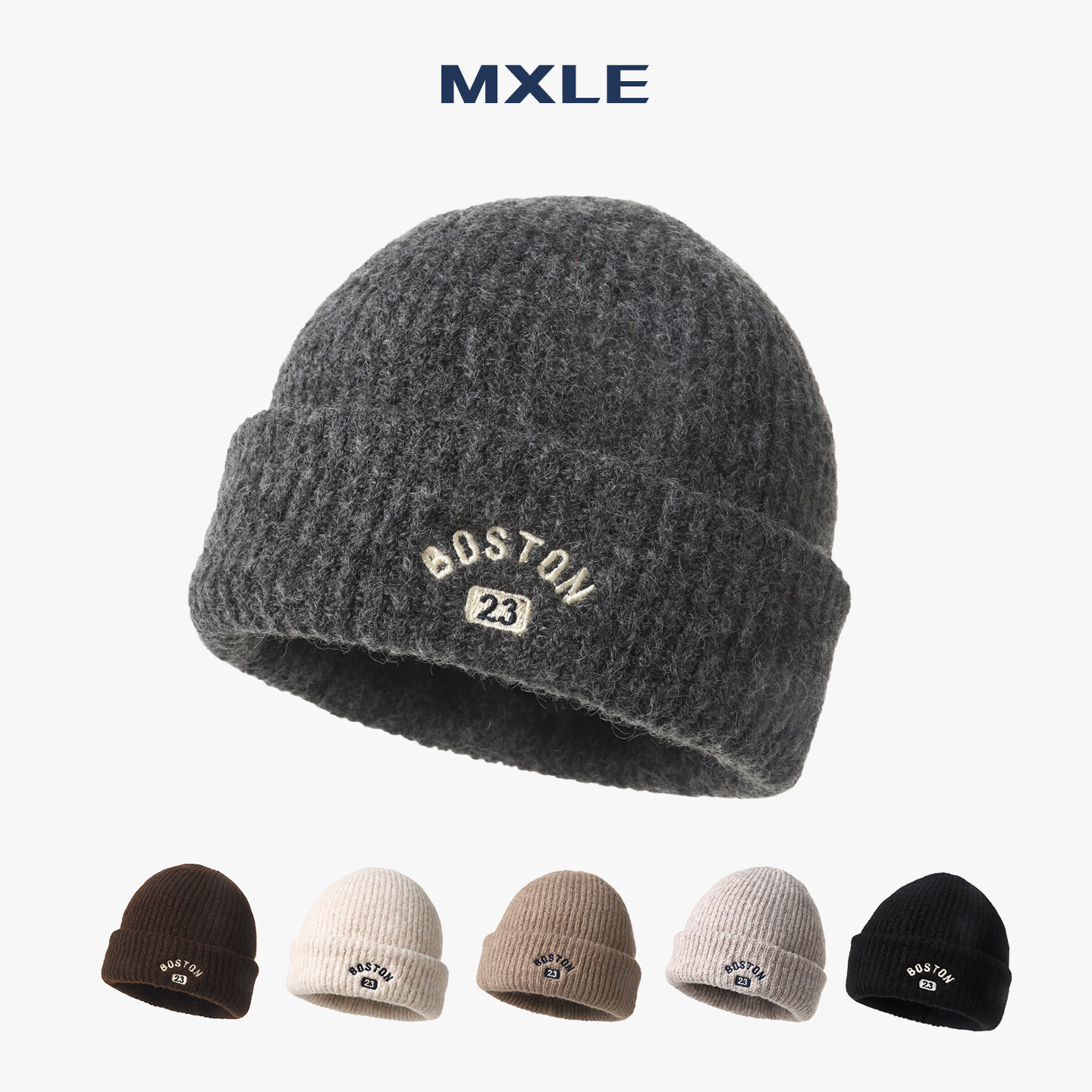 秋冬季男童毛线帽韩版儿童帽子女童针织帽宝宝保暖护耳防寒套头帽