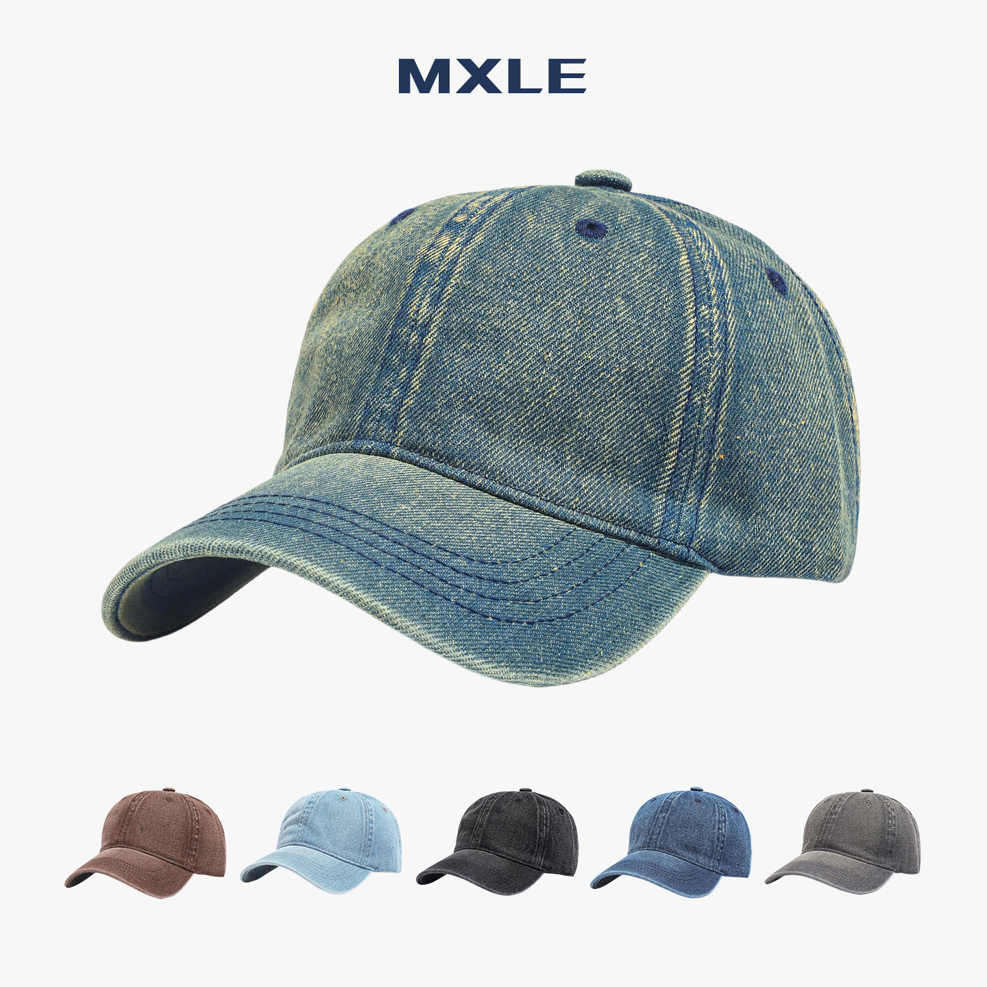 儿童牛仔棒球帽春秋韩版帅气男童简约百搭洋气休闲遮阳女童鸭舌帽