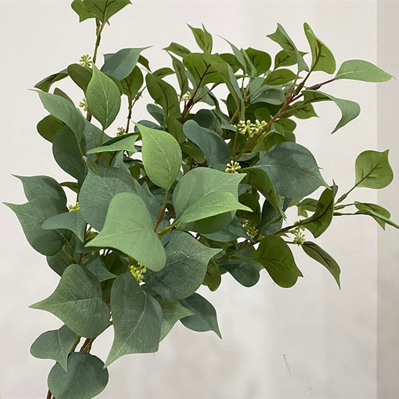 菩提叶乌桕叶榉树叶家居软装插花叶子仿真树叶树枝假花装饰叶子