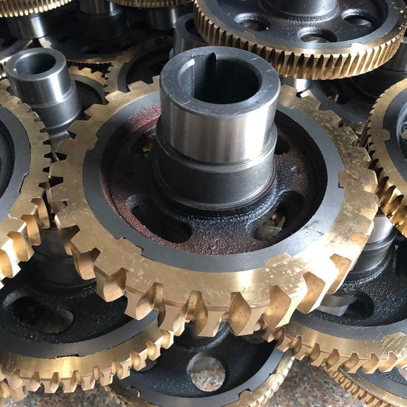 工厂加工蜗轮蜗杆大模数齿轮铜铝制涡轮大小径蜗轮涡杆非标传动件