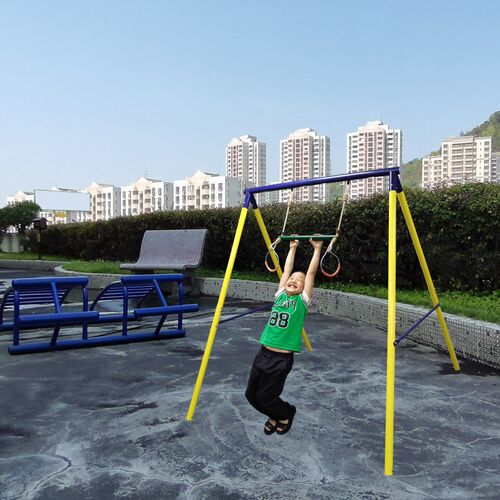 重型吊杆秋千儿童健身体能锻炼手握引体向上户外悬挂猴杆秋千