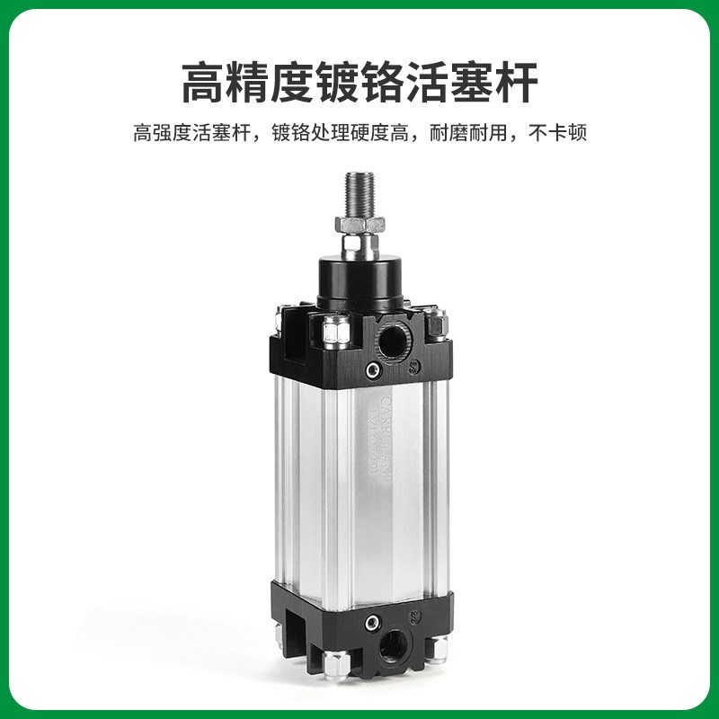 ISO-VDMA标准1319-50系列串联气缸 双倍用力不锈钢活塞杆磁性气缸