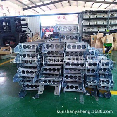 机床附件加强型不锈钢制拖链钢铝导向槽高速运行油管导向链条