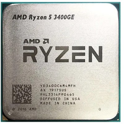 AMD锐龙 R5-2400GE R5-3400GE R5-4650G 4/8CT 3.2ghz 3.3ghz 3.7