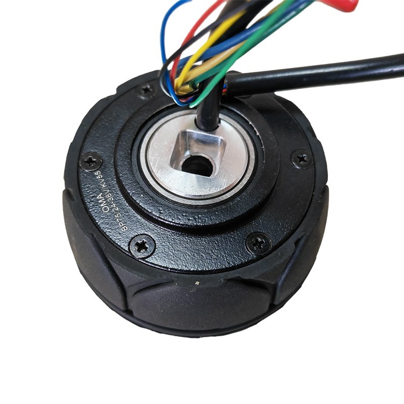 直供3.5寸橡胶轮电机,适用于机器人儿童滑板车,24V直流无刷