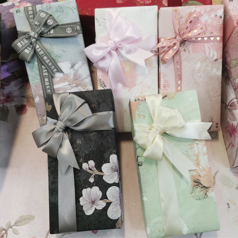 谭木匠DIY包装纸,不是礼盒,单拍此链接不发货,丝带随机搭配