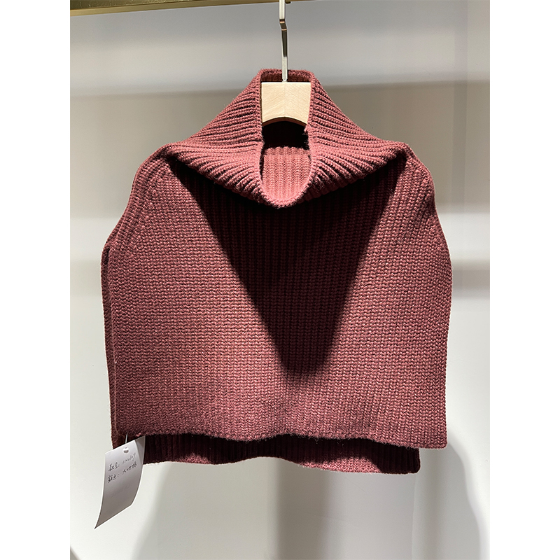 【大潘专享】100%绵羊毛女士针织披肩1N2309