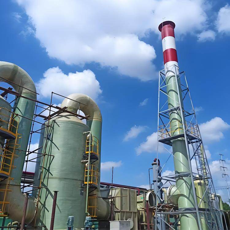 玻璃钢脱硫塔 智胜 酸雾净化 提供设计安装服务