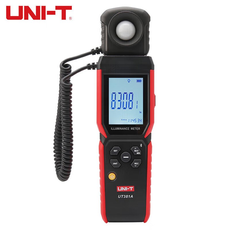 优利德UT381A数字照度计手持式测光仪高精度流明测试亮度计光度仪