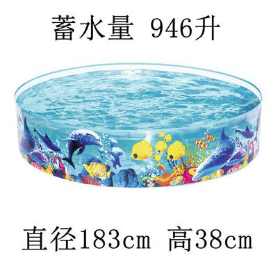 Bestway55030大号硬胶家庭游泳池儿童戏水池养鱼池