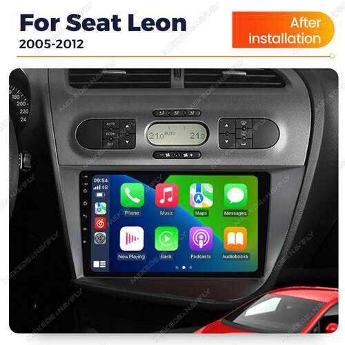 适用于Seat Leon 2005-2012西雅特安卓车载导航仪智能无线carplay