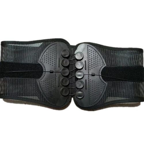 腰部支撑男女透气网布护腰 腰椎间盘护腰带滑轮加压拉绳护腰