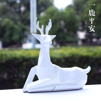 一路平安摆件一鹿平安车载个性创意汽车用品车内饰品摆件R-1531