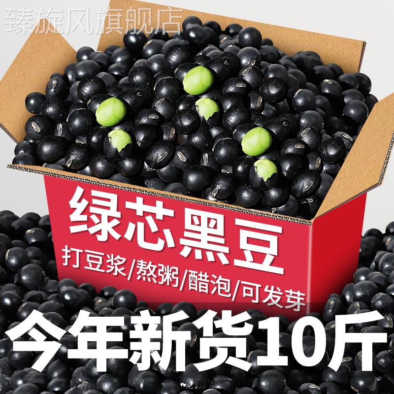 云南特产绿心黑豆新货大黑豆发芽青仁醋泡黑豆打豆浆专用五谷杂粮
