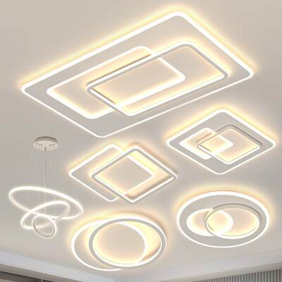 成套灯具卧室灯餐厅灯组合led全屋套餐现代简约大气客厅灯吸顶灯