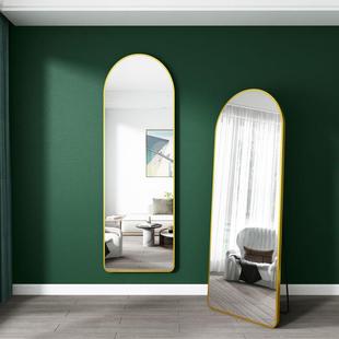 全身穿衣镜子家用女生卧室化妆壁挂小型挂墙立式 ins风 试衣落地镜