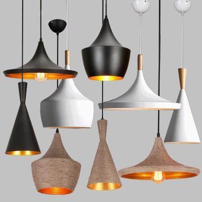 简约创意乐器吊灯 北欧复古艺术吧台灯西餐厅单头三头组合小灯具