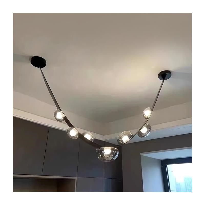 后现代意式皮带客厅餐厅吊灯设计师样板房创意个性艺术岛台吧台.,家装灯饰光源,客厅吊灯,淘宝优惠券,粉丝福利购,淘宝优惠卷