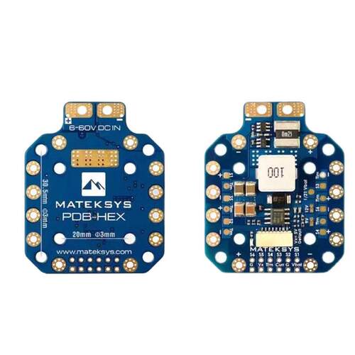 MATEK  PDB-HEX 12S 5V&12V 航模四周FPV穿越机分电板