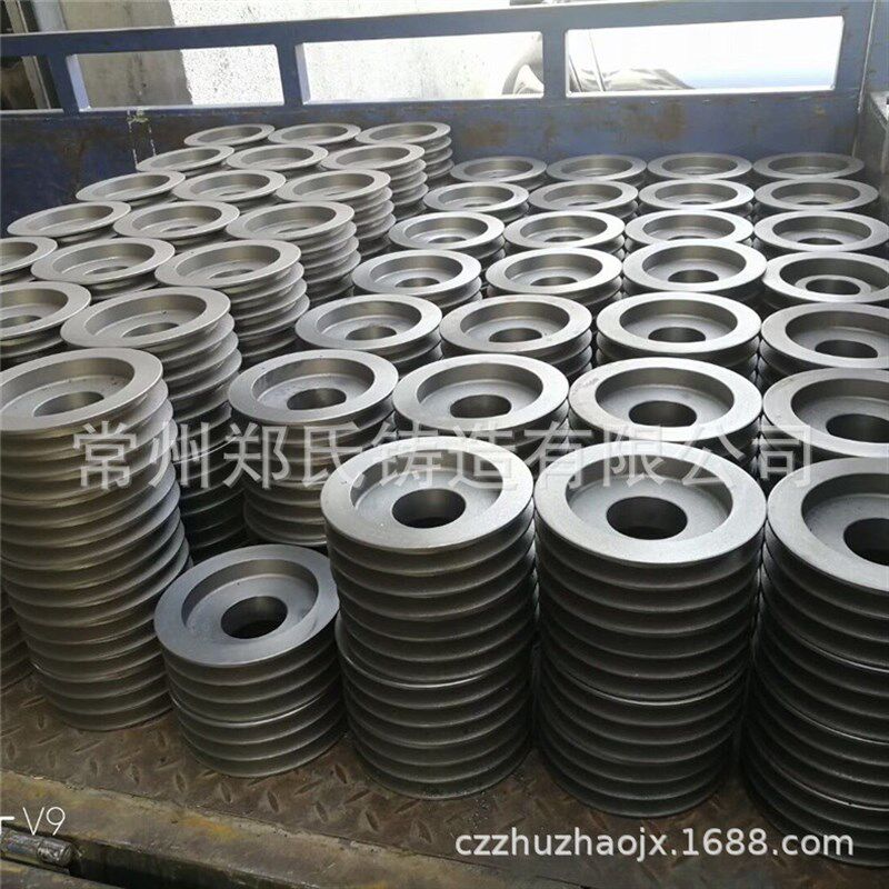 厂家直销 铸铁三角带皮带轮 A/B/C型单槽双3槽4槽5槽电机皮带轮