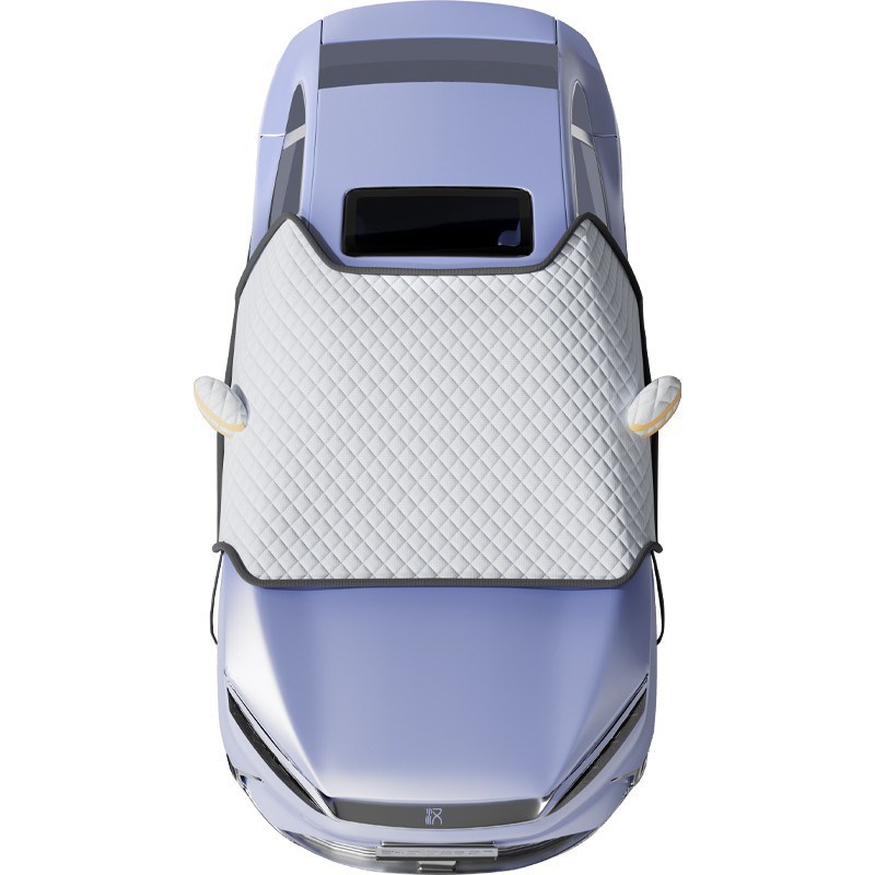 汽车遮雪挡前挡风玻璃防霜防雪防冻罩冬天用车罩盖布冬季加厚车衣