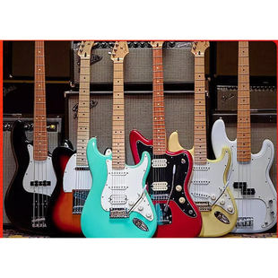 伍伯伯 fender芬达玩家贝斯player墨产墨芬Bass限量纪念版电贝司