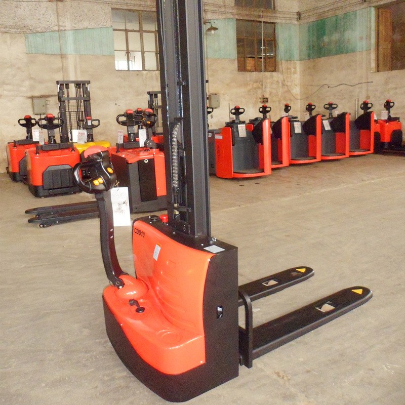 合力CDD10-080步行式电动堆高车全自动叉车步行式堆垛车电动叉车