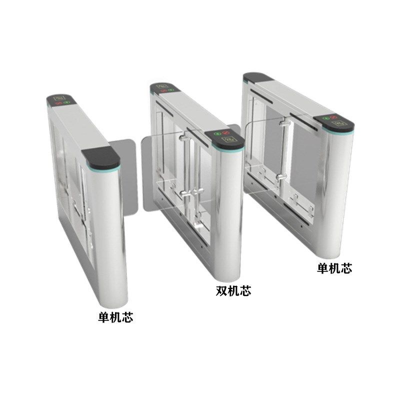 深圳直销人行通道全自动自动健身房摆闸翼闸人脸刷卡管理工地系统
