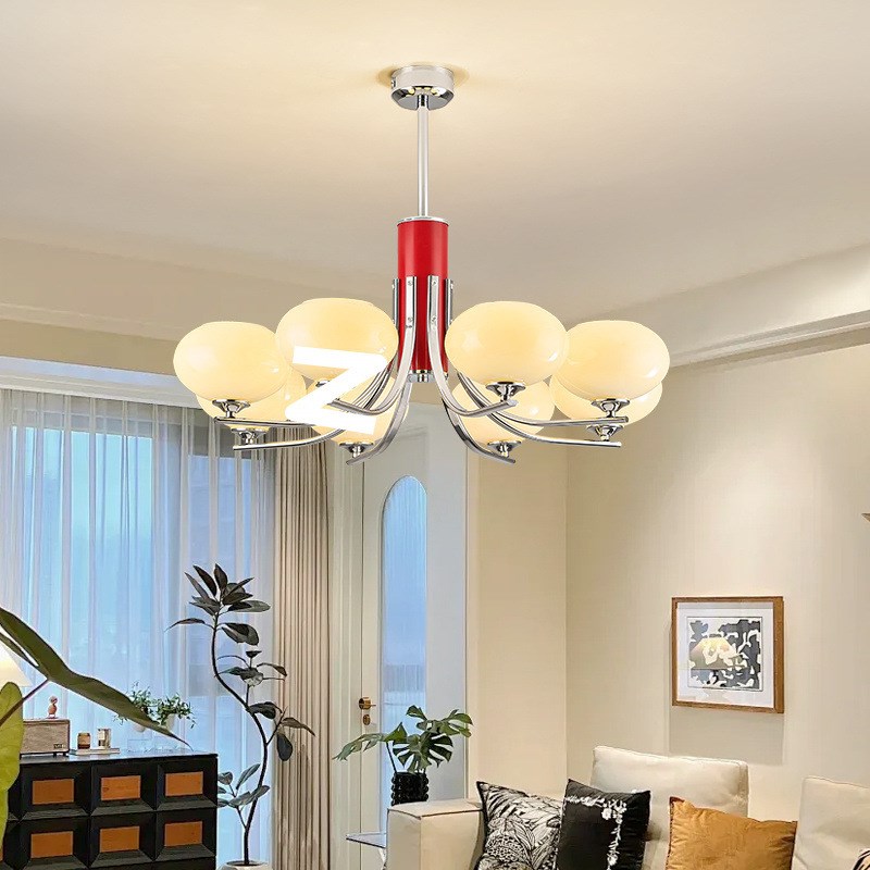 客厅吊灯中古南洋风轻奢新款玻璃设计师法式美式复古田园大厅主灯