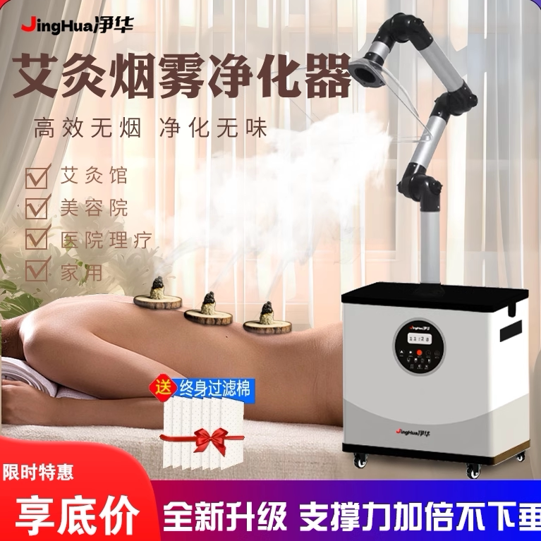 艾灸烟雾净化器移动式家
