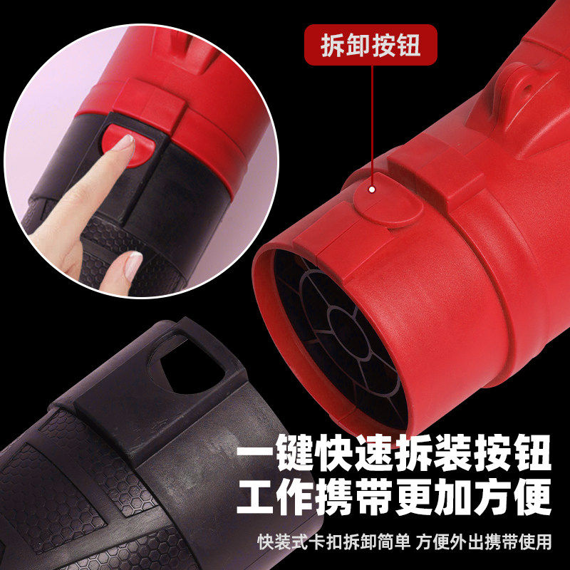 220V插电式吹风机吹树叶吹雪机大功率工业用鼓风机强力暴风枪除尘