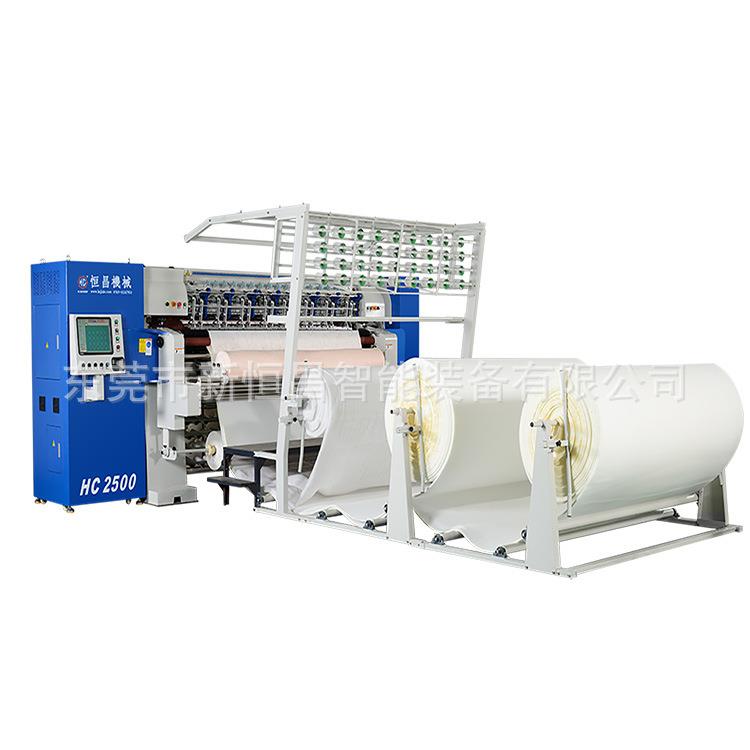 绗缝设备制造商HC2500电脑多针绗缝机床垫棉被缝制设备