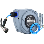 气鼓自动伸缩汽修水鼓卷管器电鼓卷线器伸缩气管电缆收线器20米