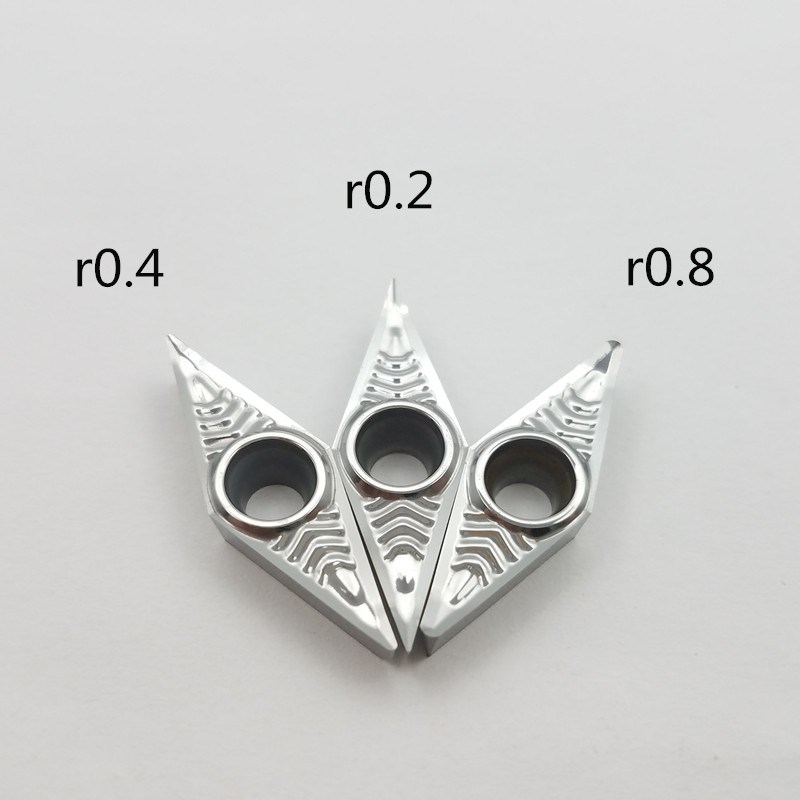 VBGT/VCGT160404/160402/160408-AK铝用轮毂拉丝专用尖刀数控刀片