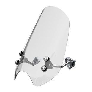 适用飞鹰S25摩托车前挡风玻璃街车风挡护胸挡风板改装挡雨板配件