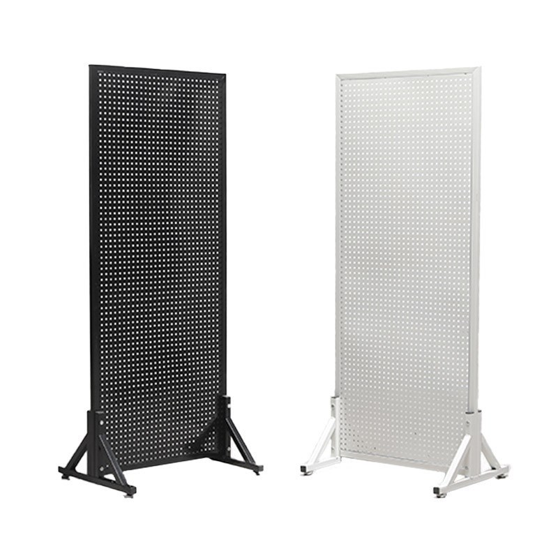 洞洞板货架超市通用展示架立式落地手机配件饰品陈列五金工具挂板