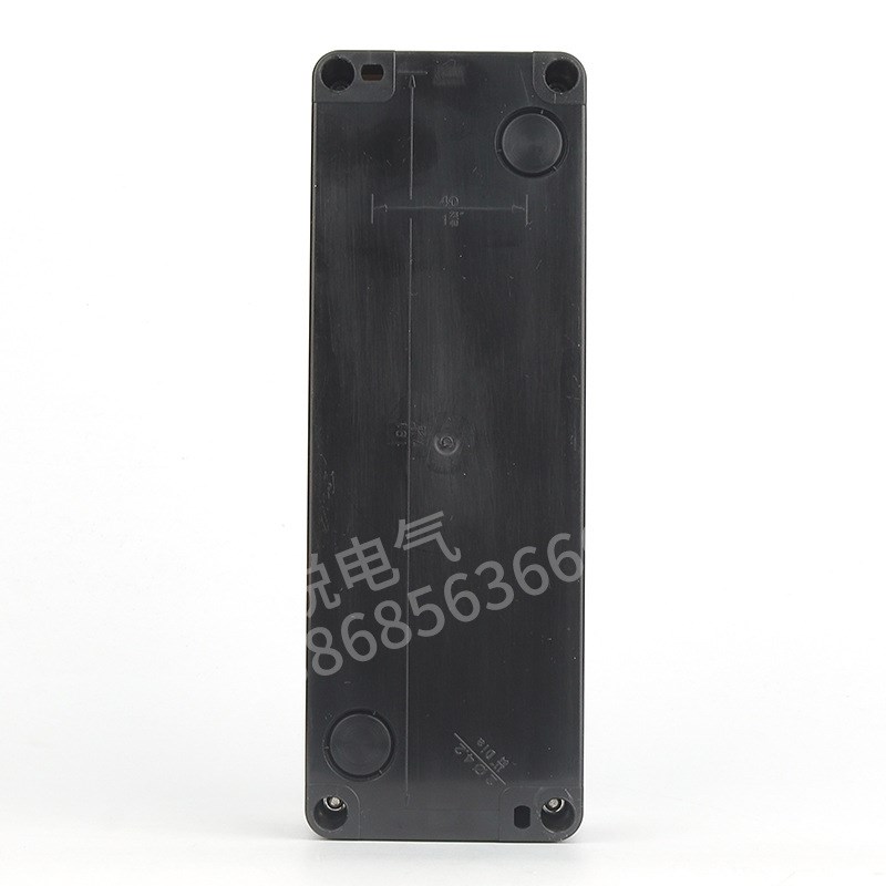 5孔旋钮带复位钮开关盒二档三档旋转开关红绿黄蓝平钮控制盒22mm