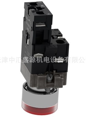 XB2BW34B1C红色AC/DC24V带灯按钮ZB2BWB41C+ZB2BW34C按钮开关